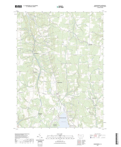 United States Geological Survey Harmonsburg, PA (2023, 24000-Scale) digital map