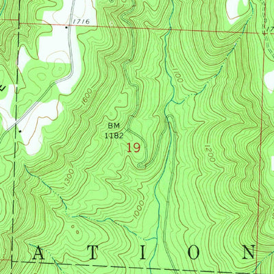United States Geological Survey Harmony, AR (1963, 24000-Scale) digital map
