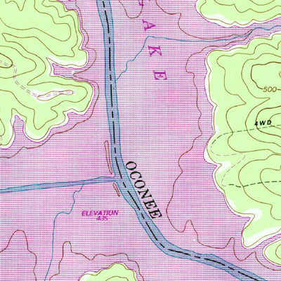 United States Geological Survey Harmony, GA (1972, 24000-Scale) digital map