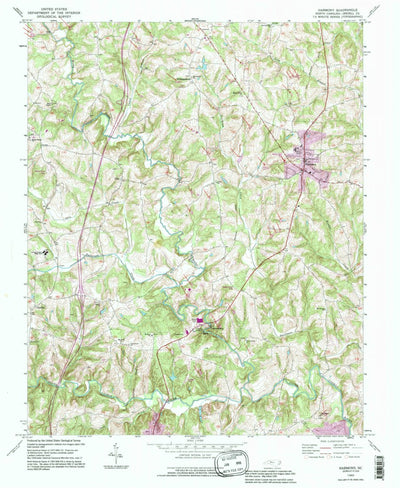 United States Geological Survey Harmony, NC (1993, 24000-Scale) digital map