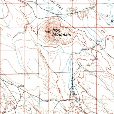 United States Geological Survey Harney Lake, OR (1994, 100000-Scale) digital map