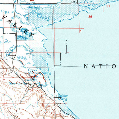 United States Geological Survey Harney Lake, OR (1994, 100000-Scale) digital map