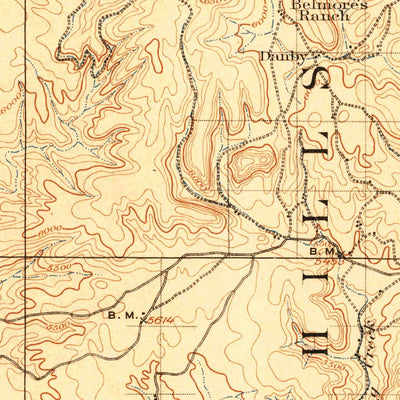 United States Geological Survey Harney Peak, SD (1901, 125000-Scale) digital map