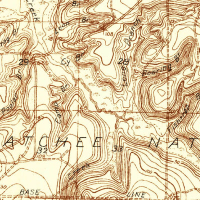 United States Geological Survey Harold, FL (1934, 48000-Scale) digital map