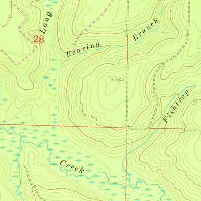 United States Geological Survey Harold SE, FL (1970, 24000-Scale) digital map
