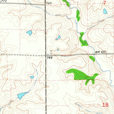 United States Geological Survey Harper, IA (1965, 24000-Scale) digital map