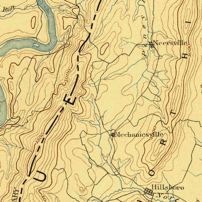 United States Geological Survey Harpers Ferry, VA-WV-MD (1884, 125000-Scale) digital map