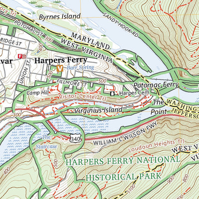 United States Geological Survey Harpers Ferry, WV (2023, 24000-Scale) digital map