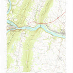 United States Geological Survey Harpers Ferry, WV-VA-MD (1969, 24000-Scale) digital map