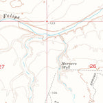 United States Geological Survey Harpers Well, CA (1956, 24000-Scale) digital map