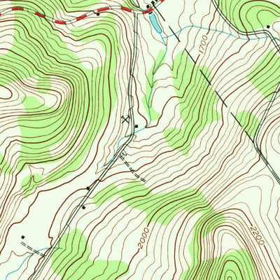 United States Geological Survey Harpersfield, NY (1945, 24000-Scale) digital map