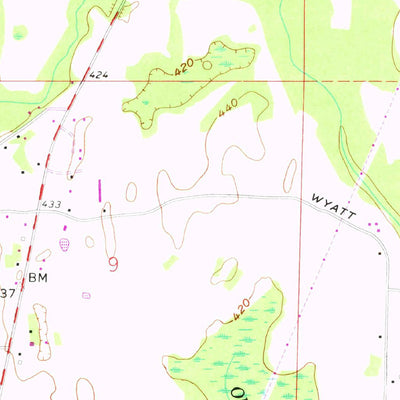 United States Geological Survey Harpersville, AL (1958, 24000-Scale) digital map