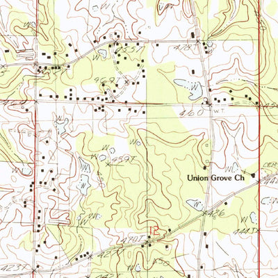 United States Geological Survey Harperville, MS (1982, 24000-Scale) digital map