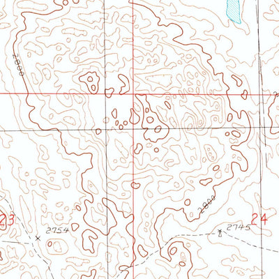 United States Geological Survey Harr Valley, NE (1985, 24000-Scale) digital map