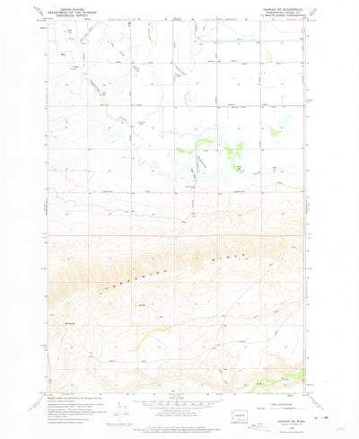 United States Geological Survey Harrah SE, WA (1958, 24000-Scale) digital map