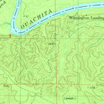 United States Geological Survey Harrell Brake, AR (1981, 24000-Scale) digital map