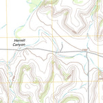 United States Geological Survey Harrell Canyon, TX (2012, 24000-Scale) digital map