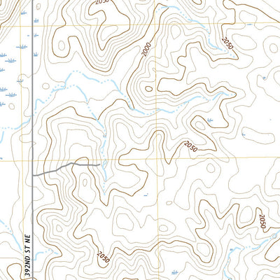 United States Geological Survey Harriet Lake, ND (2020, 24000-Scale) digital map