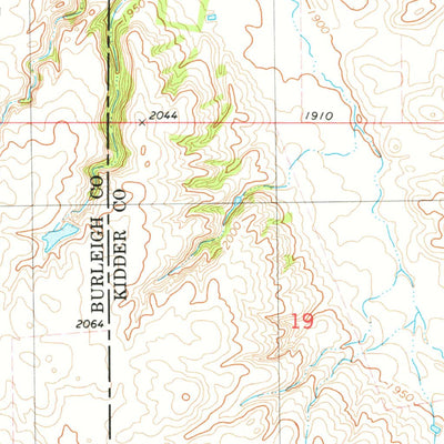 United States Geological Survey Harriet Lake SE, ND (1979, 24000-Scale) digital map