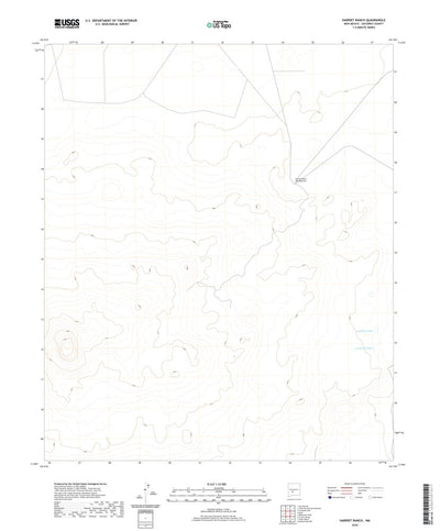 United States Geological Survey Harriet Ranch, NM (2020, 24000-Scale) digital map
