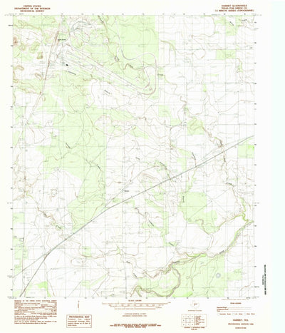 United States Geological Survey Harriet, TX (1984, 24000-Scale) digital map
