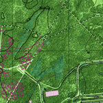 United States Geological Survey Harrietts Bluff, GA (1980, 24000-Scale) digital map