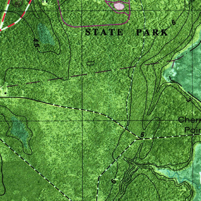 United States Geological Survey Harrietts Bluff, GA (1980, 24000-Scale) digital map