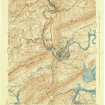 United States Geological Survey Harriman, TN (1941, 24000-Scale) digital map