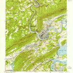 United States Geological Survey Harriman, TN (1952, 24000-Scale) digital map