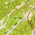 United States Geological Survey Harriman, TN (1952, 24000-Scale) digital map