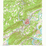United States Geological Survey Harriman, TN (1968, 24000-Scale) digital map