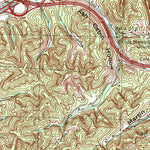 United States Geological Survey Harriman, TN (1998, 24000-Scale) digital map