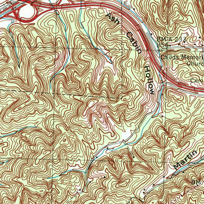 United States Geological Survey Harriman, TN (1998, 24000-Scale) digital map