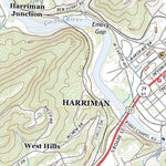 United States Geological Survey Harriman, TN (2022, 24000-Scale) digital map