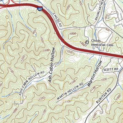 United States Geological Survey Harriman, TN (2022, 24000-Scale) digital map