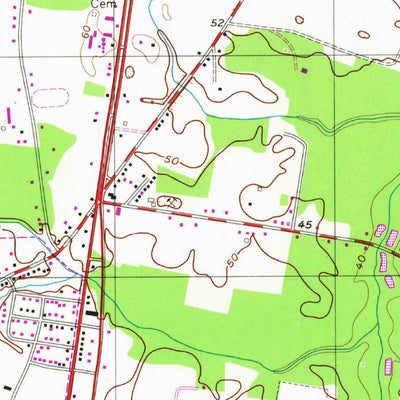 United States Geological Survey Harrington, DE (1955, 24000-Scale) digital map