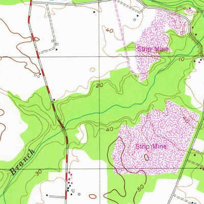 United States Geological Survey Harrington, DE (1955, 24000-Scale) digital map