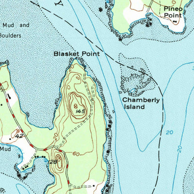 United States Geological Survey Harrington, ME (1948, 24000-Scale) digital map