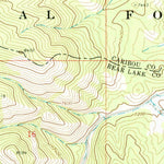 United States Geological Survey Harrington Peak, ID (1970, 24000-Scale) digital map