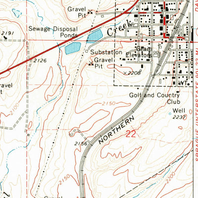 United States Geological Survey Harrington, WA (1969, 24000-Scale) digital map