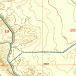 United States Geological Survey Harris Bridge, WY (1950, 24000-Scale) digital map