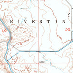 United States Geological Survey Harris Bridge, WY (1958, 24000-Scale) digital map