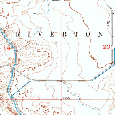 United States Geological Survey Harris Bridge, WY (1958, 24000-Scale) digital map