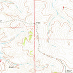 United States Geological Survey Harris Buttes, MT (1973, 24000-Scale) digital map