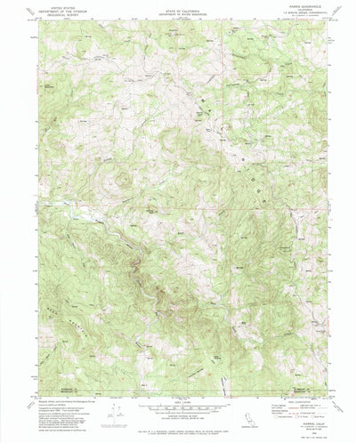 United States Geological Survey Harris, CA (1969, 24000-Scale) digital map