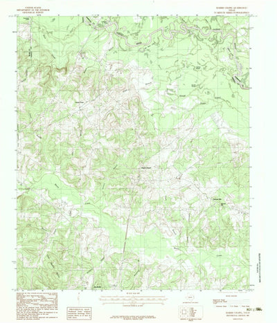 United States Geological Survey Harris Chapel, TX (1983, 24000-Scale) digital map
