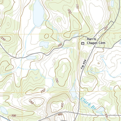 United States Geological Survey Harris Chapel, TX (2022, 24000-Scale) digital map