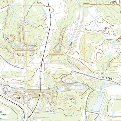 United States Geological Survey Harris Chapel, TX (2022, 24000-Scale) digital map