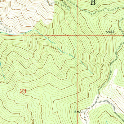 United States Geological Survey Harris Creek Summit, ID (1957, 24000-Scale) digital map
