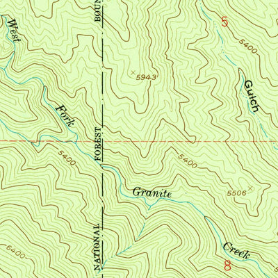 United States Geological Survey Harris Creek Summit, ID (1957, 24000-Scale) digital map
